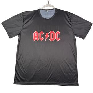 ACDC PWR UP Tour 2024 Croke Park Dublin Black Graphic T-Shirt Mens‎ XL